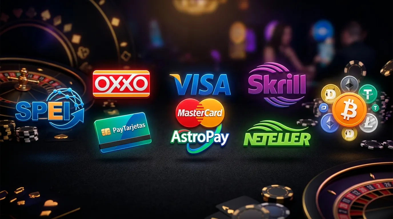 Métodos de pago en casinos online